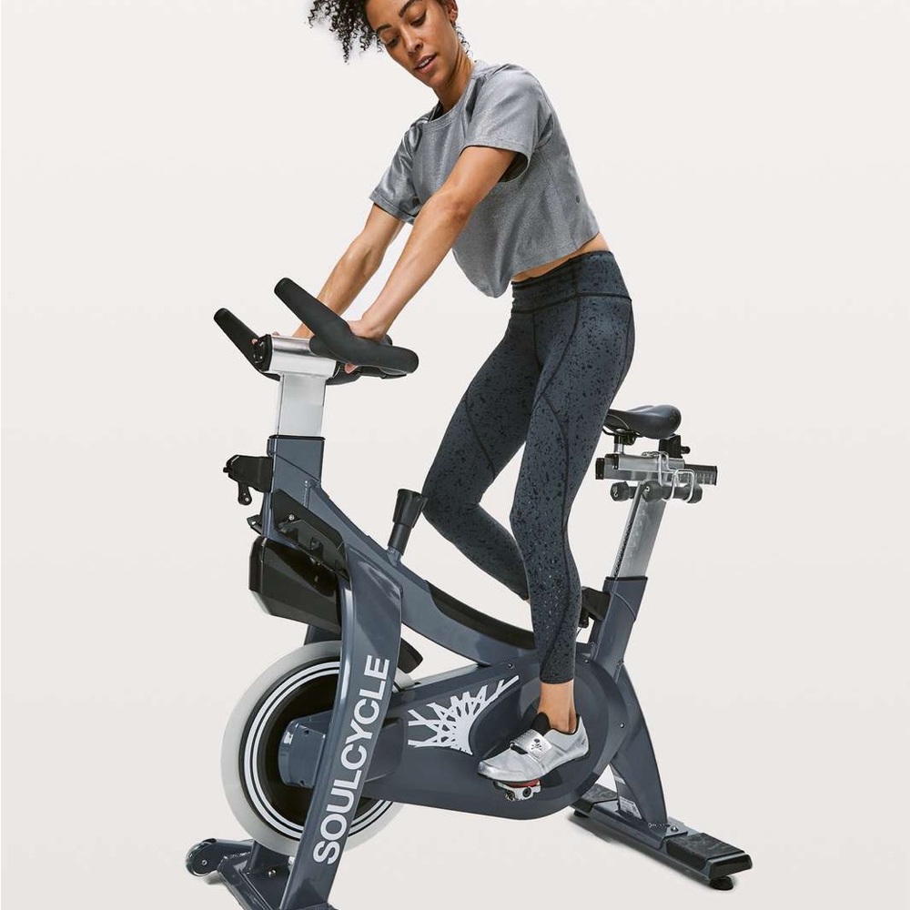 lululemon x soulcycle foiled crop top